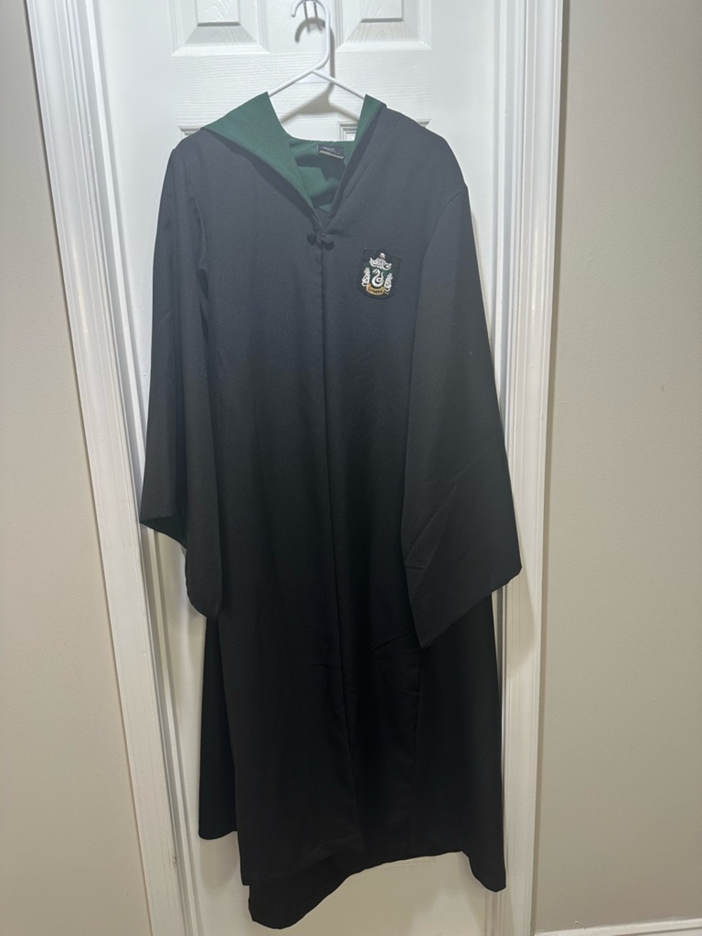 Harry Potter Slytherin Robe - Black with Green Lining